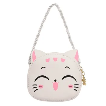 Нова детска чанта през рамо с шарени хубава котка, модерно детско чанта, дамска Чанта, скъпа мини чанта през рамо за момичета и момчета