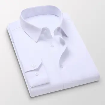 Мъжка риза с ревера, мъжка риза, стилни мъжки офис риза с ревера, однобортный жилетка с дълъг ръкав, монофонични цвят с меки бутони