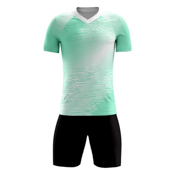 Безплатен Индивидуален комплект за детско дишаща футболен костюм 2023 Летните Къси Дрехи с къс ръкав Мъжки быстросохнущий футболен костюм