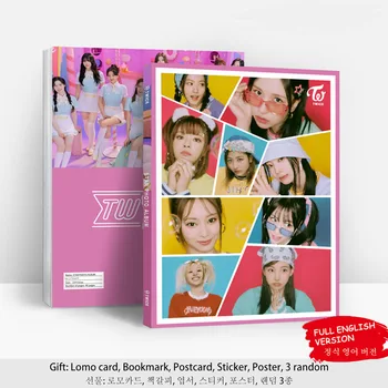 Kpop TWICE New Album BETWEEN 1 & 2 Album Portrait HD Фотогалерия, стикер, плакат, колекцията отметки, пощенска Картичка, Подаръци за феновете